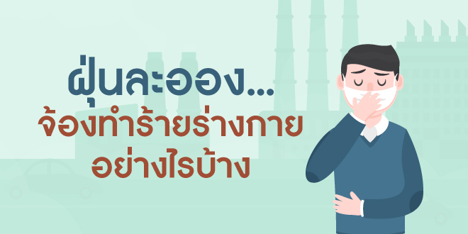 ฝุ่นละออง…จ้องทำร้ายร่างกายอย่างไรบ้าง